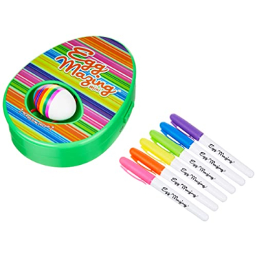 The EggMazing Easter Egg Mini Decorator Kit Arts and Crafts Set - Includes Egg Decorating Spinner an...