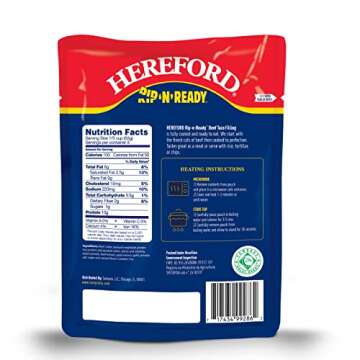 Hereford Beef Taco Filling - Ready-to-Eat, Shelf Stable