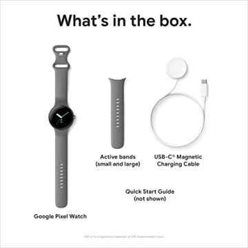 Google Pixel Watch - Stylish Android Smartwatch with Fitbit Tracking
