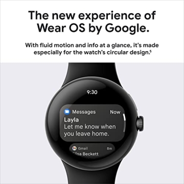 Google Pixel Watch - Stylish Android Smartwatch with Fitbit Tracking