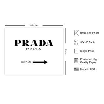 Poster Master Luxury Brand Logo Poster - Typography Print - Fashion Art - Modern Art - Minimal Art - Gift for Men & Women - Chic Wall Decor for Bedroom, Dorm or Living Room - 8x10 UNFRAMED Wall Art