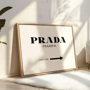 Poster Master Luxury Brand Logo Poster - Typography Print - Fashion Art - Modern Art - Minimal Art - Gift for Men & Women - Chic Wall Decor for Bedroom, Dorm or Living Room - 8x10 UNFRAMED Wall Art