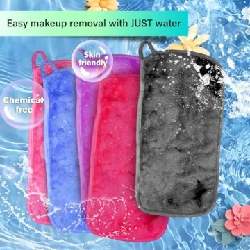 Nugilla Reusable Makeup Remover Towels 13x7 Inches