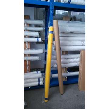 INTBUYING 1 Yard Silk Screen Mesh Screen Printing Mesh Fabric 50 Inches Wide 250Mesh (100T) Yellow