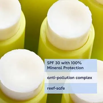 eos Sun Protect - Coconut | Lip Balm with SPF 30 Protection and Water Resistant | Lip Care to Nourish Dry Lips | Gluten Free | 0.14 oz