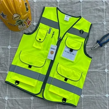 High Visibility TCCFCCT Hi Vis Vest with 9 Pockets