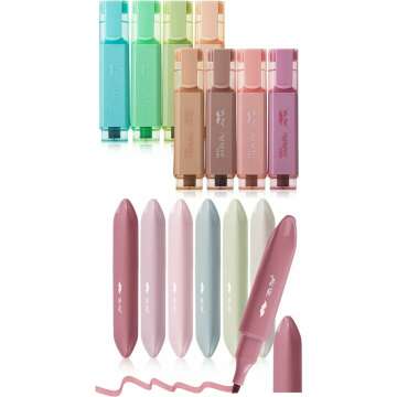 Mr. Pen 14 Pack Glitter Aesthetic Highlighters