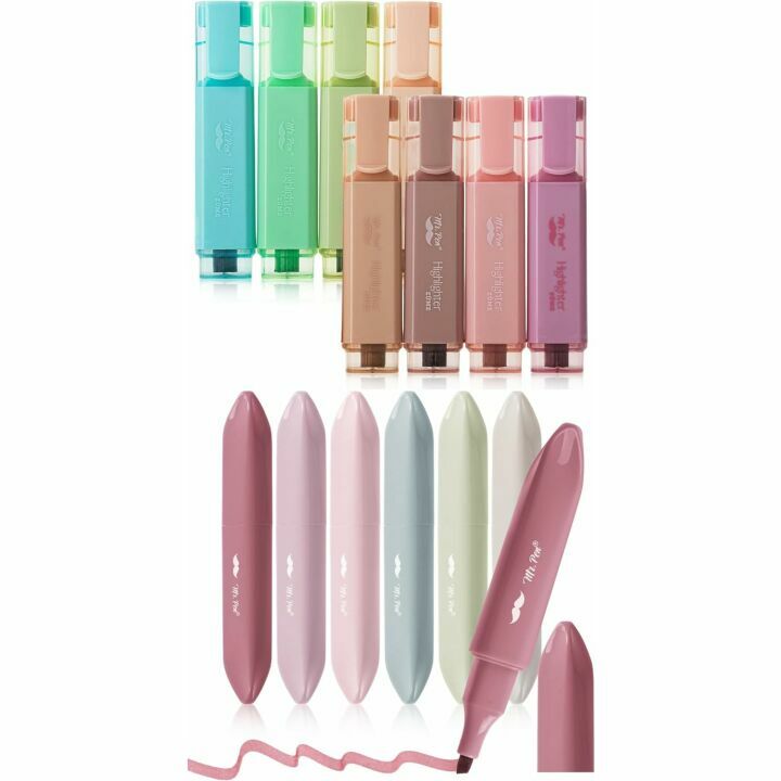 Mr. Pen 14 Pack Glitter Aesthetic Highlighters