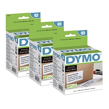 DYMO Authentic LW Large Shipping Labels for LabelWriter Label Printers, Print Up to 6-Line Addresses...