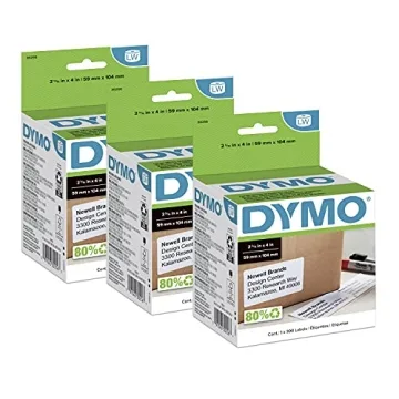 DYMO Authentic LW Large Shipping Labels for LabelWriter Label Printers, Print Up to 6-Line Addresses...