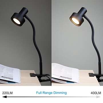O'Bright LED Desk Lamp with USB and Dimming Features