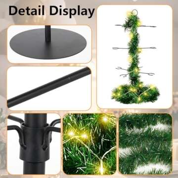 Cocktail Tree Stand, Christmas Tree Drink Holder, 3 Tier - 12 Holders for Champagne, Martini, Margarita Cups Holder, Perfect for Bridal Showers, Birthday, Housewarmings, and Bachelorette Parties