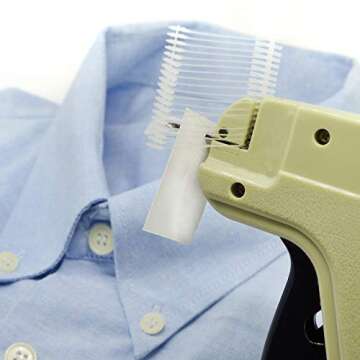 Zonon 3000 Pieces Tagging Gun Fasteners for Clothing Standard Label Gun Price Tagging Barbs Plastic Garment Refills(2 Inch,Clear)