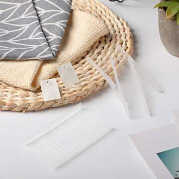 Zonon 3000 Pieces Tagging Gun Fasteners for Clothing Standard Label Gun Price Tagging Barbs Plastic Garment Refills(2 Inch,Clear)