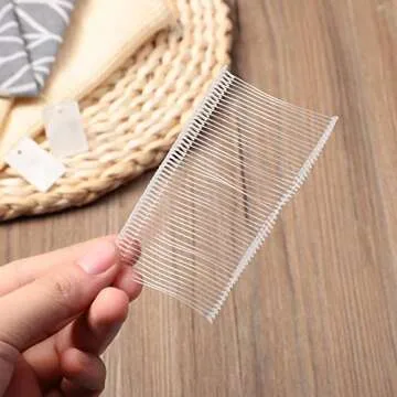 Zonon 3000 Pieces Tagging Gun Fasteners for Clothing Standard Label Gun Price Tagging Barbs Plastic Garment Refills(2 Inch,Clear)