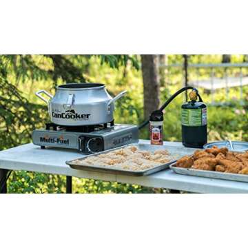 CanCooker Dual Fuel Camp Stove Propane or Butane Stove the Portable Stove for Camping and Emergency ...