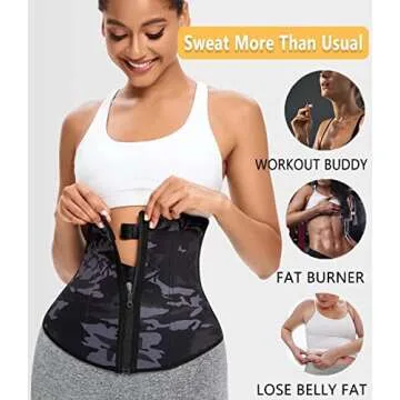 ANGOOL Neoprene Waist Trainer for Support During Workouts