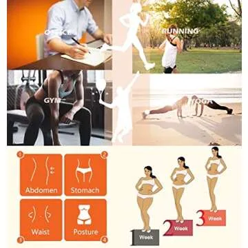 ANGOOL Neoprene Waist Trainer for Support During Workouts