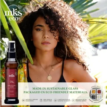 MKS eco Oil - Nourishing Hair Styling Elixir for Shine