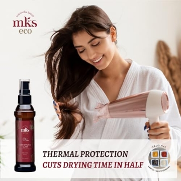 MKS eco Oil - Nourishing Hair Styling Elixir for Shine