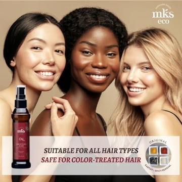 MKS eco Oil - Nourishing Hair Styling Elixir for Shine