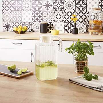 Luminarc Quadro 1.7-Liter (57 1/4-Ounce) Pitcher