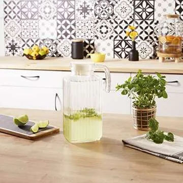 Luminarc Quadro 1.7-Liter (57 1/4-Ounce) Pitcher