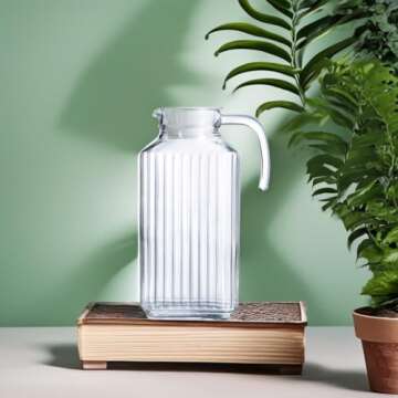 Luminarc Quadro 1.7-Liter (57 1/4-Ounce) Pitcher