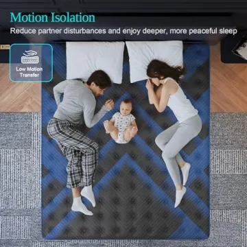 SYPIALNIA Queen Hybrid Mattress - Comfort & Support for All