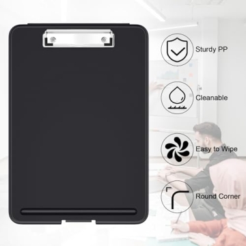 Hongri Clipboard with Storage for Nurses, Students & Teachers