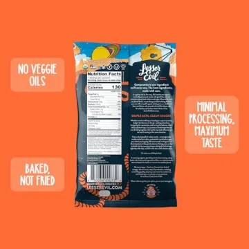 LesserEvil Interstellar Cheddar Space Balls - Healthy Snack