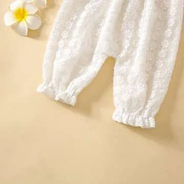 BemeyourBBs Infant Ruffle Romper for Baby Girls - Summer Outfits
