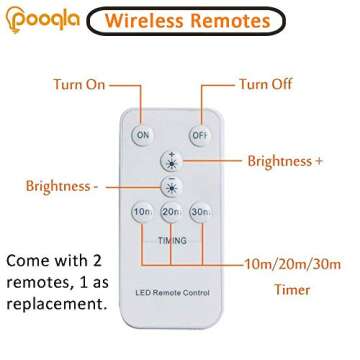 Pooqla Light Up BAR Sign with Remote, Bar Letters with lights for home bar decor, Led Illuminated Letter Lights, Wine Marquee Signs for Art Wall decor (Remote - Black BAR)