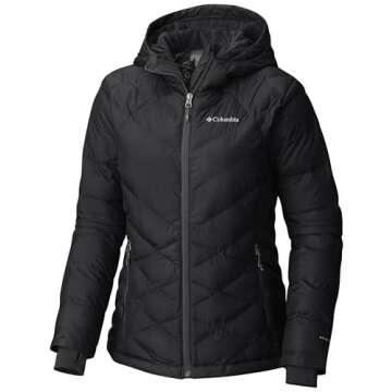 Columbia Women's Heavenly Hooded Jacket - Black, 2X Plus