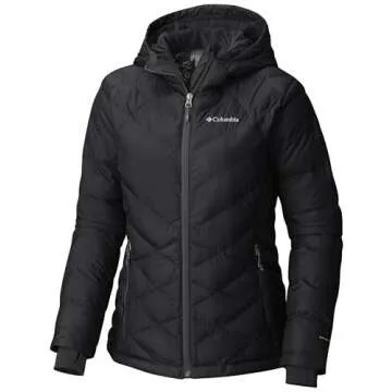 Columbia Women's Heavenly Hooded Jacket - Black, 2X Plus