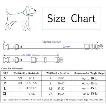 Coomour 2PCS Halloween Dog Collar Pet Cat Puppy Wizard School Printing Adjustable Collars with Funny Leash for Pets Dogs Cats Small Medium Large (Small)