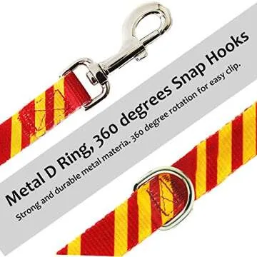 Coomour 2PCS Halloween Dog Collar Pet Cat Puppy Wizard School Printing Adjustable Collars with Funny Leash for Pets Dogs Cats Small Medium Large (Small)