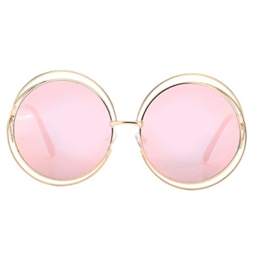 Pro Acme Women's Stylish Oversized Round Sunglasses