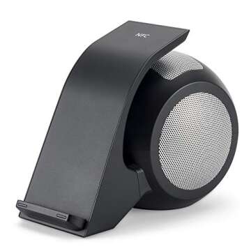 CENSHI Cell Phone Fast Wireless Charger with Bluetooth Speaker Compatible with iPhone 16 15 14 13 12...