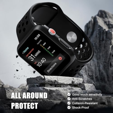 Foamia Apple Watch Case with Tempered Glass Protector