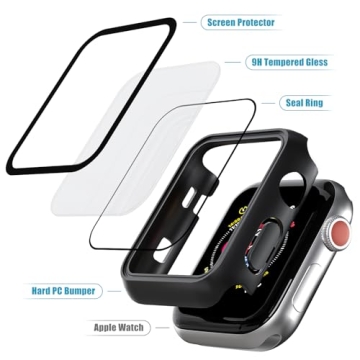 Foamia Apple Watch Case with Tempered Glass Protector