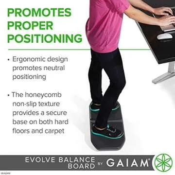 Gaiam Evolve Balance Board - Enhance Your Standing Desk Experience