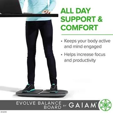 Gaiam Evolve Balance Board - Enhance Your Standing Desk Experience