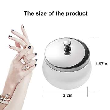 Acrylic Liquid Powder Dappen Dish for Nail Art - Stylish & Durable