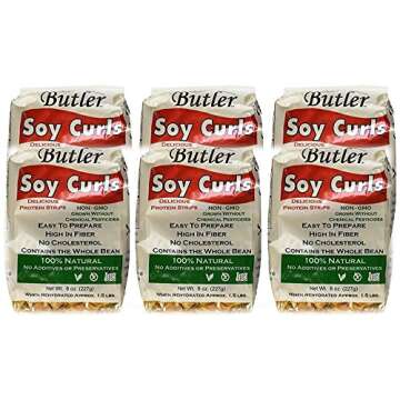 Butler Soy Curls, 8 oz. Bags (Pack of 6)