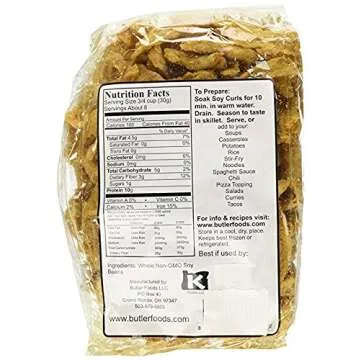 Butler Soy Curls, 8 oz. Bags (Pack of 6)