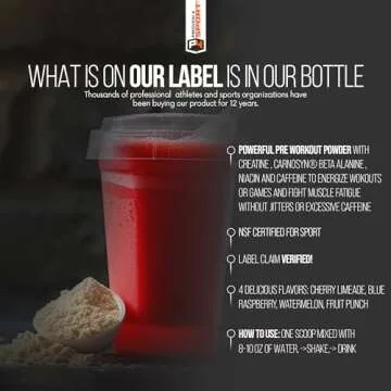 Proven4 Pre Workout Powder - Energy Supplement for All