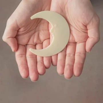 Happy Hippo Glow in the Dark Stars for Ceiling with Moon