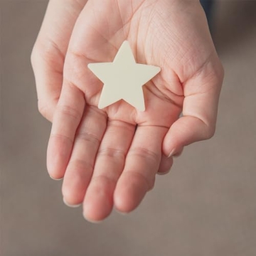 Happy Hippo Glow in the Dark Stars for Ceiling with Moon