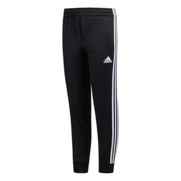 adidas Boys' Big Active Sports Athletic Tricot Jogger Pant, Iconic Black, M 10/12
